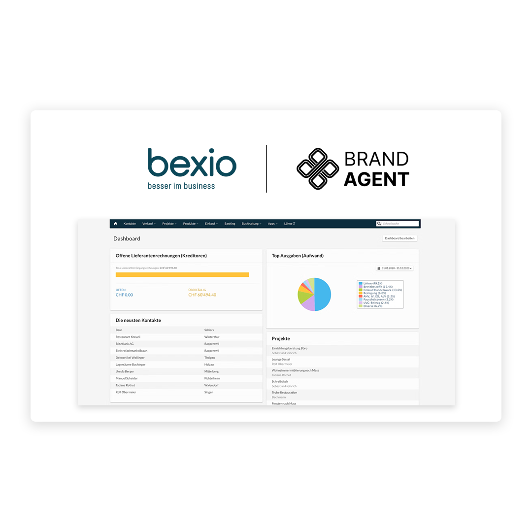 Bexio Software Vorschau